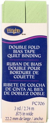 Wrights doppelt gefaltete Quilt-Bindung 0,875 Zoll x 3 Yard - Salbei - 117-706-528