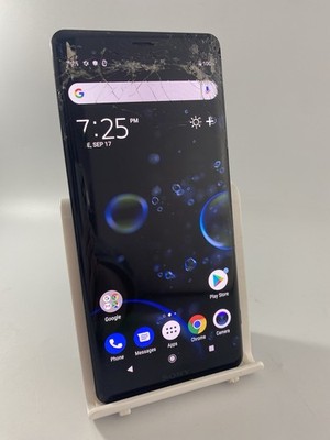 Sony Xperia XZ3 schwarz O2 Netzwerk 64GB 6,0'' Android Smartphone gesprungen Fehler #C11