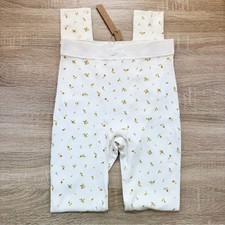 NWT SKIMS Cotton Rib Leggings Marigold Rosebud Floral Print Small