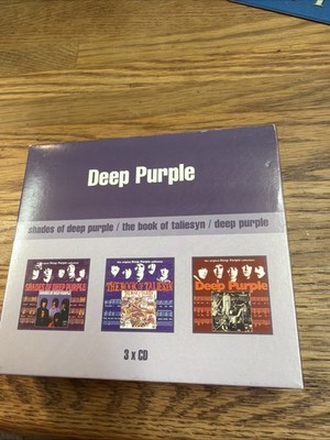 Deep Purple Set Of 3 Cd s Deep Purple, Book Of Taliesyn, Very Rare  Unused