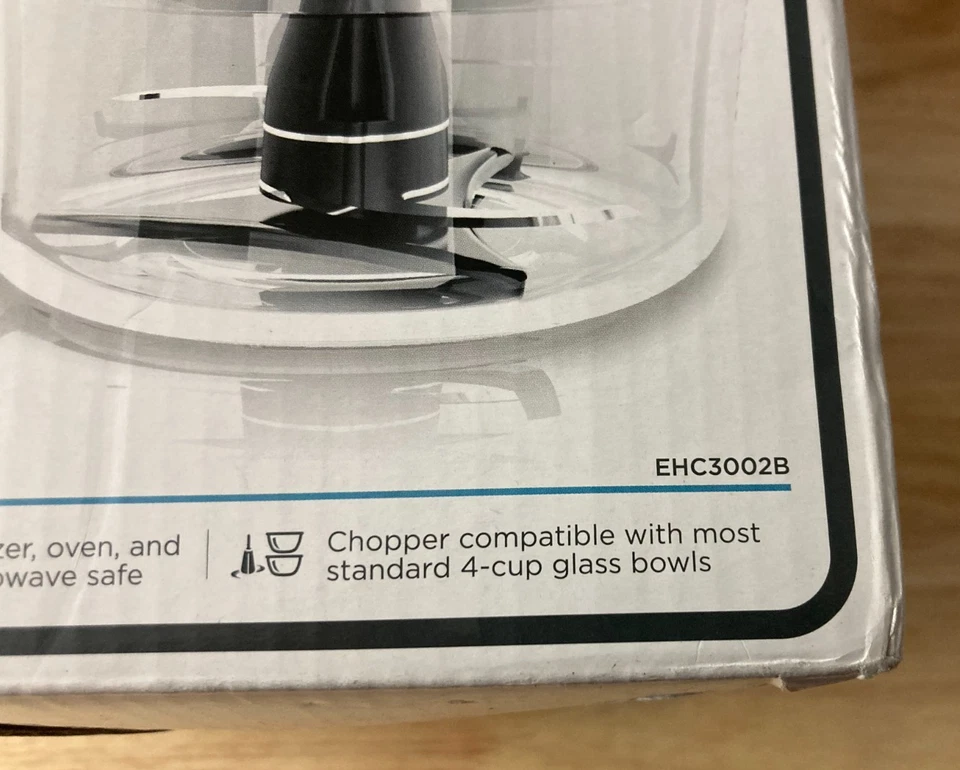 BLACK + DECKER Glass Bowl Chopper EHC3002B Corded Electric (New in Box) - Image 2 of 3