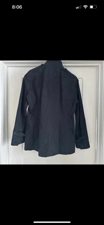 CHAQUETA de algodón/poliéster Reiss para hombre | Negra | Mediana Foto 3 de 4