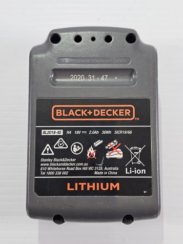 BLACK+DECKER BDC2A-XE 2A Battery Charger + 18V Lithium Ion Battery - Picture 6 of 7