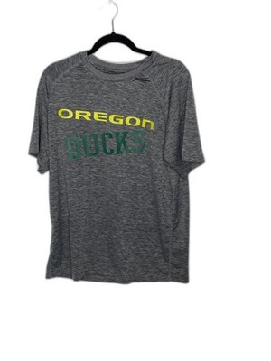 Oregon Ducks Mens Gray Large L Tee Polyester University No Tags