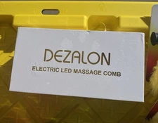 DEZALON Electric LED Scalp Massager-USB Rechargeable Red Light  Vibration Brush