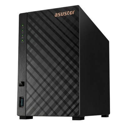 Asustor Drivestor 2 Gen2 NAS 2-Bay Realtek RTD1619B, 1GB DDR4 RAM, 0/2 3.5'' HDD