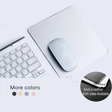 Double Sided Aluminum Mouse Pad Hard Metal Waterproof Desk Mat Multi Size