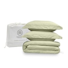 Duvet Cover Queen Size Bedding Queen/Full - 3 Pc Duvet Cover Set Sage Green