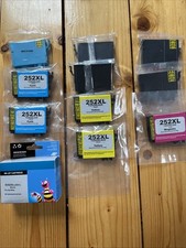 T252XL 252XL Ink Cartridge For Epson WorkForce WF-3620 WF-3640 WF-7610 Lot of 11