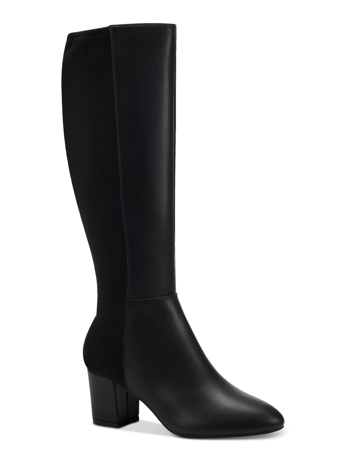 CHARTER CLUB Womens Black Comfort Sacaria Almond Toe Block Heel Boots 9.5 M