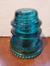 Hemingray Insulator, No. 42, Beaded bottom edge, 3.75" dia, Made in USA (#3)