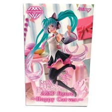 Hatsune Miku Character Vocal Series 01 Birthday 2021 AMP Happy Cat Figure Taito