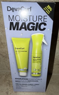DevaCurl MELT INTO MOISTURE Treatment Mask & MIST OF WONDERS LEAVE-IN Curl Spray