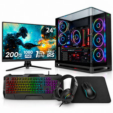 Fast Gaming PC BUNDLE CORE i7 / 512GB SSD + 2TB HDD / 32GB RAM /GTX 1080 Wifi