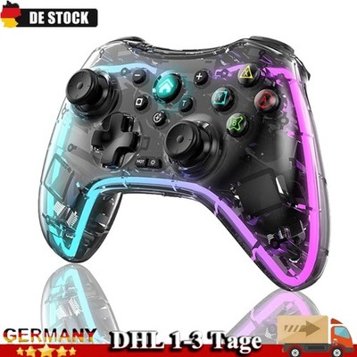 Wireless Bluetooth GAMEPAD+Ladekabel für  Nintendo Switch/PC/PS/Android/iOS DE