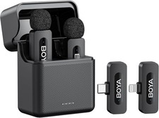 V3 Combo Wireless Microphone for iPhone/Andriod/PC/Laptop with USB-/Lightning...