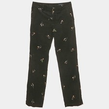 Polo Ralph Lauren Kids Black Bear Print Corduroy Pants 10 Yrs