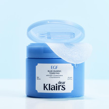 Almohadillas de tóner calmante azul Klairs EGF 60 hojas