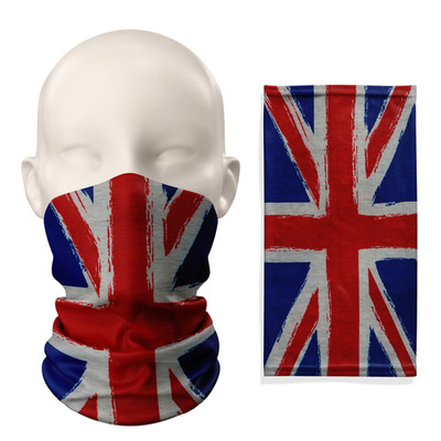 Union Jack Großbritannien Flagge Schlauchschal - atmungsaktive Maske Hals Gamasche Gesichtsbedeckung