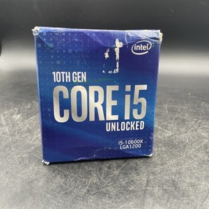 CPU Core i5 10600K BOX Amazon.com: Intel Core i5-10600K (Base Clock 4.10GHz; Socket
