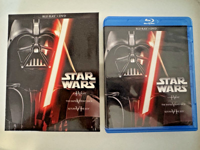 Star Wars Original Trilogy Box Set   Blu-ray + DVD Combo   Episodes IV V VI