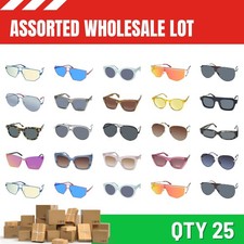 WHOLESALE ASSORTED LOT 25 DIFF SUNGLASSES optical store popular styles budget