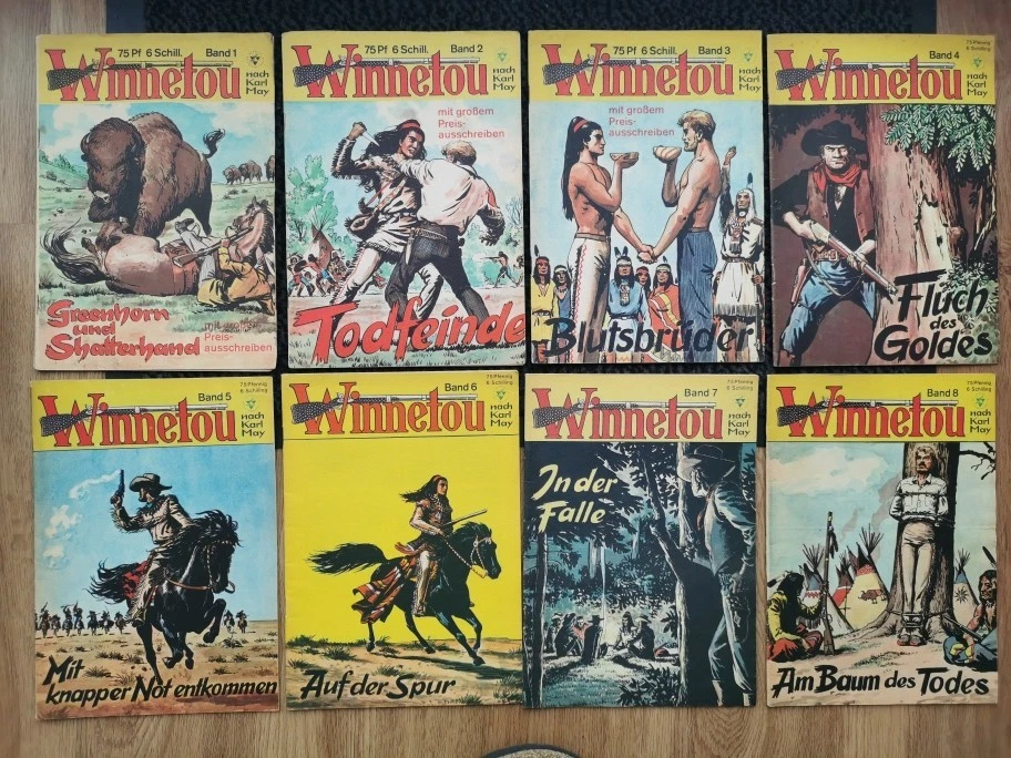 Karl May Comics - Winnetou - Kara Ben Nemsi - Rarität - Walter Lehning Verlag - Bild 1 von 4