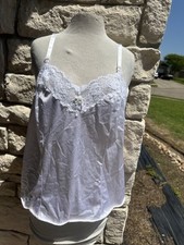 EUC Antron III Nylon Camisole With Lace Accents; Size 44 Tricot