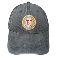 Edward Julian Management Co Slideback Hat Gray One Size Embroidered