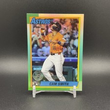 Cam Smith RC 2025 Topps Update 1990 Topps U90-44 Houston Astros Rookie