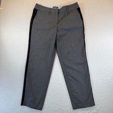 Lands' End Womens Fit 2 Trousers 10 Slim Leg Corpcore Minimalist Office