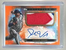 2024 Topps Inception #APC-JW Jordan Wicks Rookie Patch Auto Orange /10