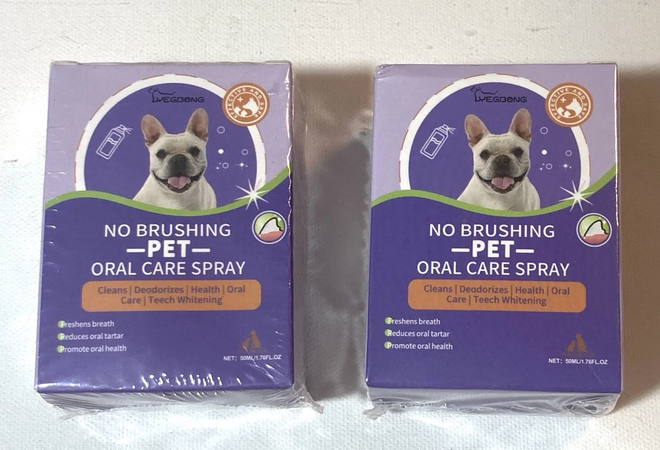 TWO Dogs & Cats Pet Oral Sprays! Each Bottle is 50ML. CLEAN TEETH! Great Value! - Image 2 of 3