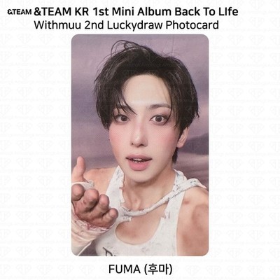 &TEAM KR 1st Mini Album Back To Life Withmuu 2nd Luckydraw Event