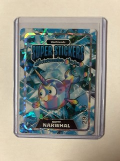 Nifty Narwhal 2026 VeeFriends Super Stickers Spectacular HOLO on DIAMOND /55