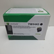 NEW GENUINE - LEXMARK 71B1HK0 BLACK TONER - CS417 CS517 CX417 SEALED UGLY BOX