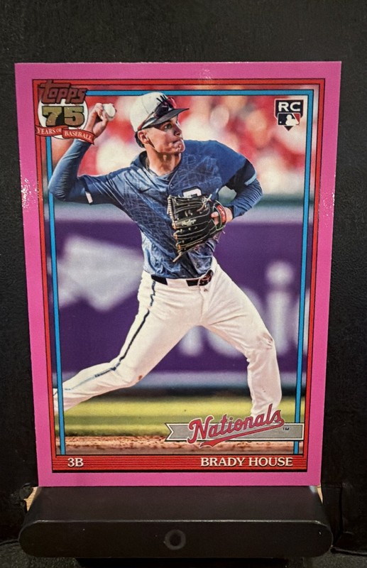 2026 Topps Series 1 - 1991 Topps Baseball Brady House #T91-41 Pink (RC)