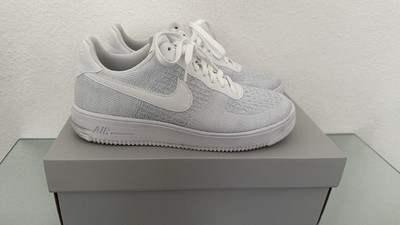 Nike Air Force 1 Flyknit 2.0 Weiß Pure Platinum Größe 42 US 8.5