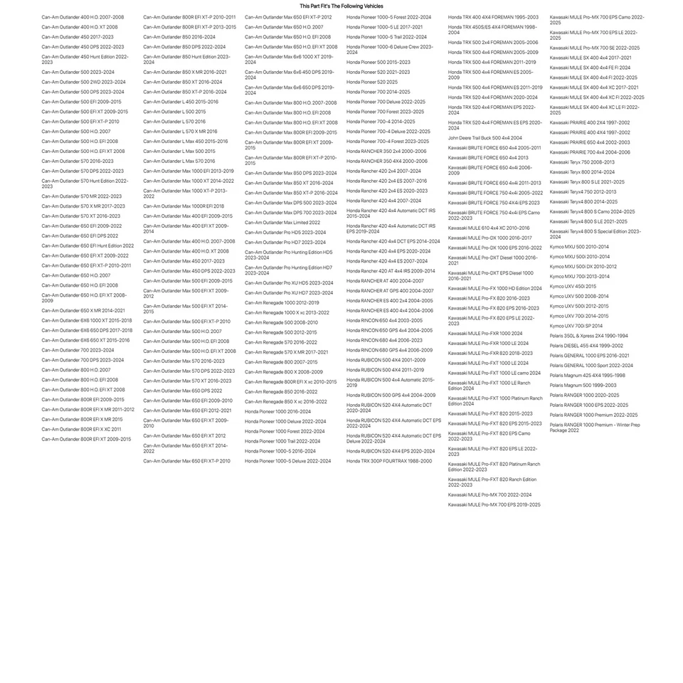 (Paquete de 2) Neumático Tusk TriloBite 26x10-12 para POLARIS RANGER 700 XP 4x4 2005-2007 Foto 3 de 4