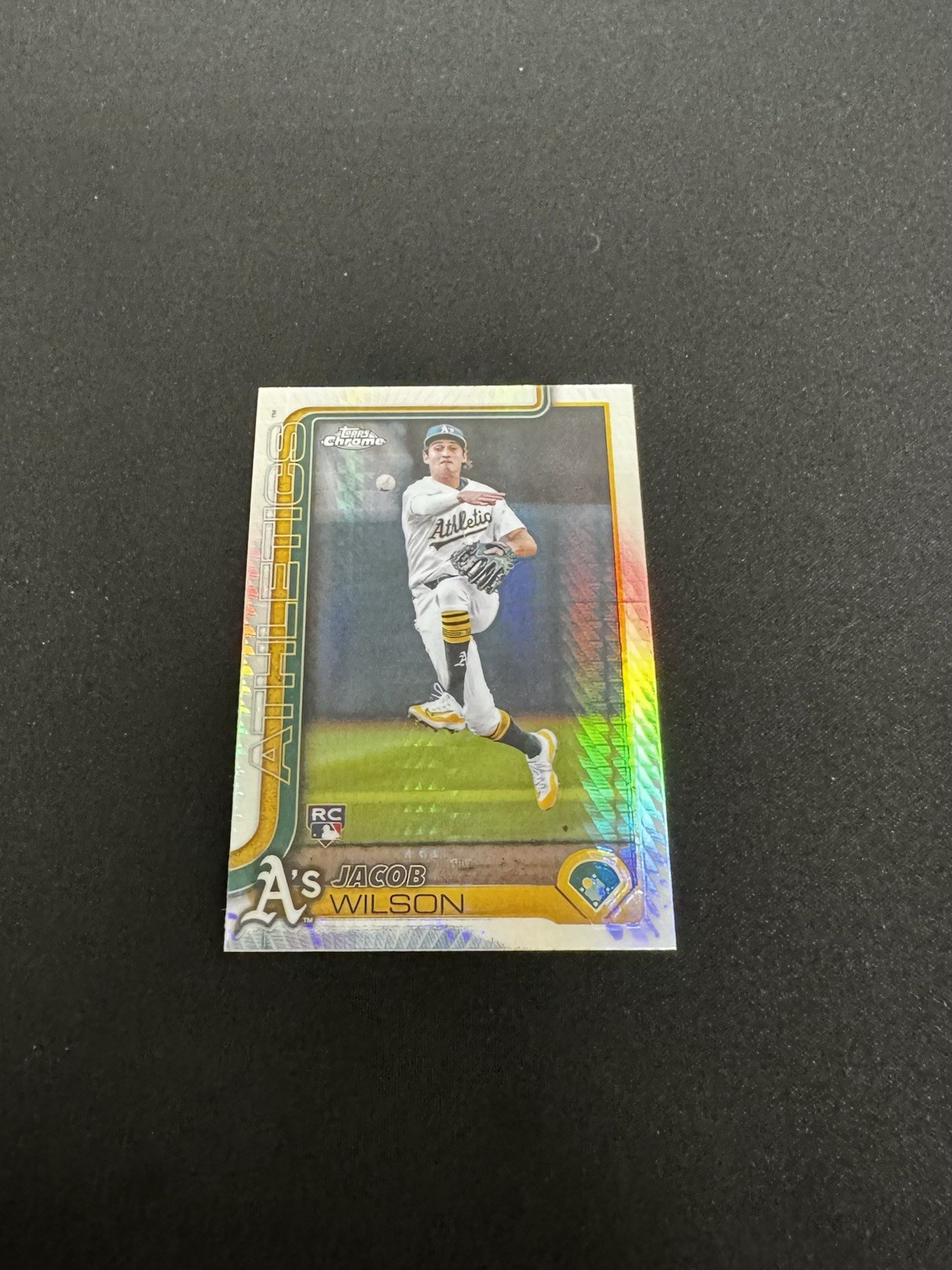 2025 Topps Chrome - Jacob Wilson #96 Prism Refractor (RC)