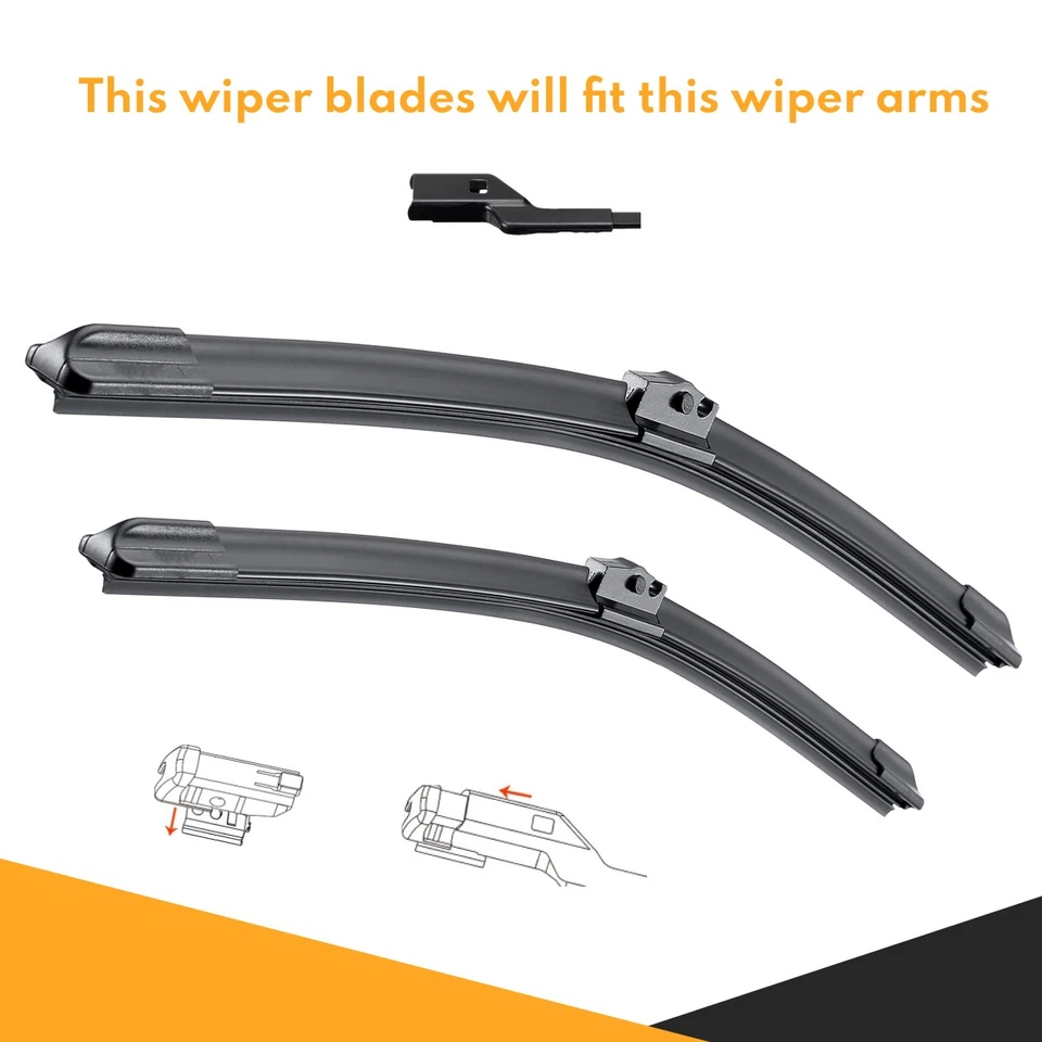 Wiper Blades for Ford Transit Custom VN 2013 - 2023 28" + 28" Front Windscreen - image 4 of 4