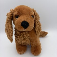 Russ Berrie Rusty the Cocker Spaniel Puppy Dog 9  Plush Vintage Stuffed Animal