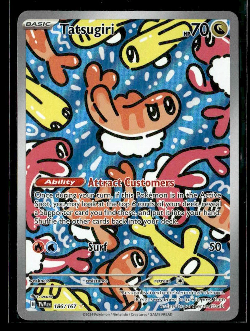 SV06: Twilight Masquerade Tatsugiri #186/167 Near Mint or Better