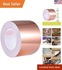 Copper Foil Tape 4 inch X 33 FT with Double-Sided Conductive Adhesive for Gui...