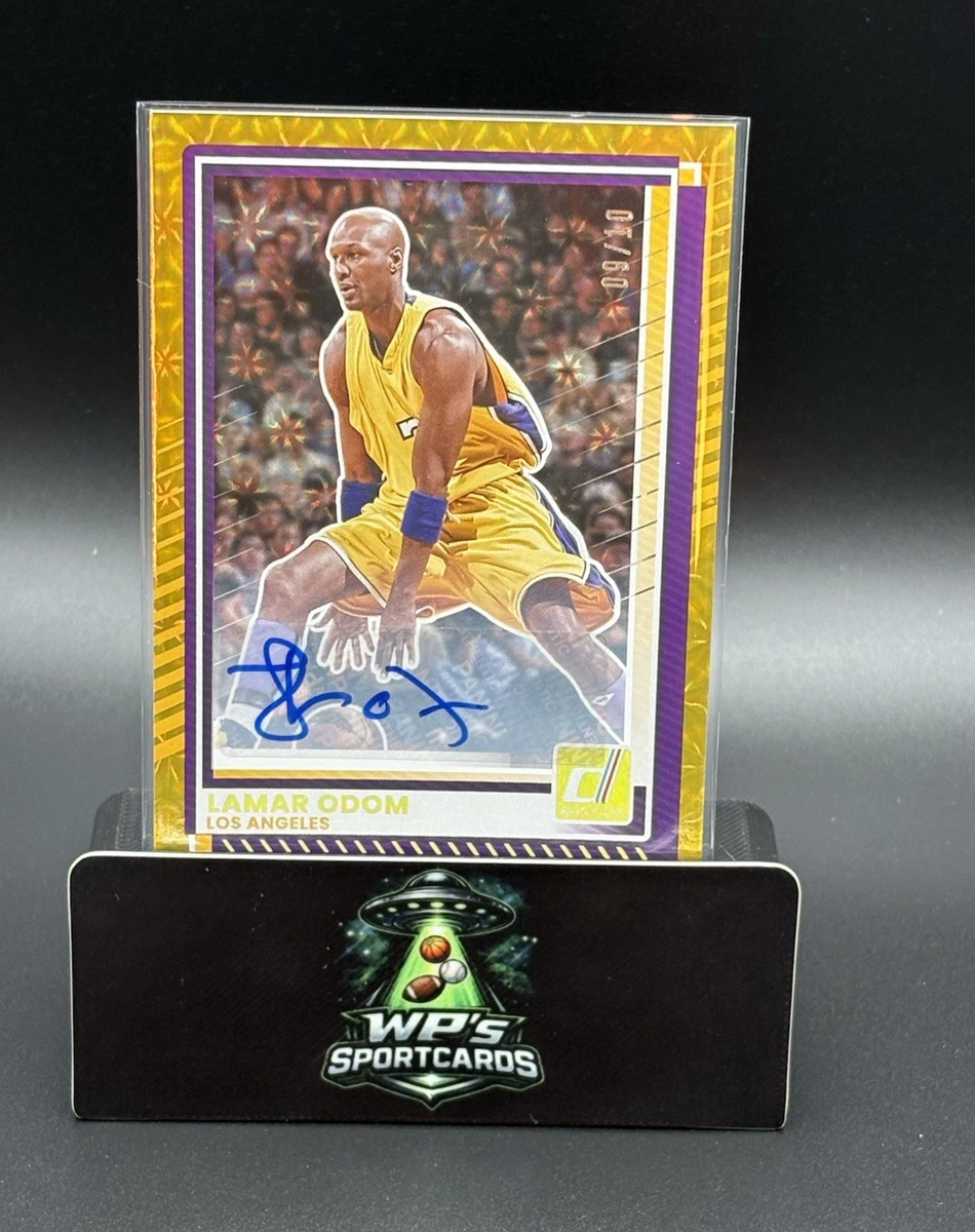 Lamar Odom Los Angeles Lakers Basketball Autographed Sports 