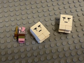 Lego Minecraft Micro World 21106 The Nether Ghast & Zombie Pigman Micromobs