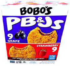 Bobo's PB&J Oat Snacks Variety Pack 18 Count EXP 08/2026