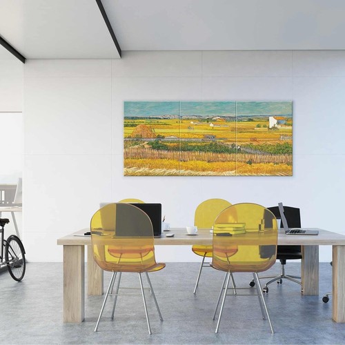 6 Pack JBER Acoustic Panels Large Self-Adhesive The Harvest by Van Gogh Wall Art - Picture 7 of 7