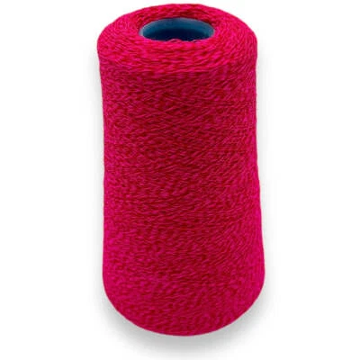 WOLLE HALLE (68,43€/kg) NEONPINK MOULINE 200gr. extrafeine Schurwolle Merino NM 33/2