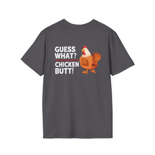 Funny Chicken Butt T-Shirt Humorous Chicken Tee Animal Lover Gift Novelty - Picture 32 of 42